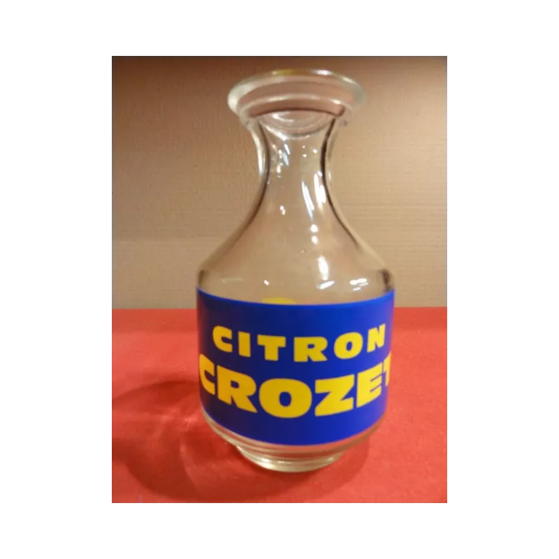 1 CARAFE  CITRON CROZET 1/2 LITRE