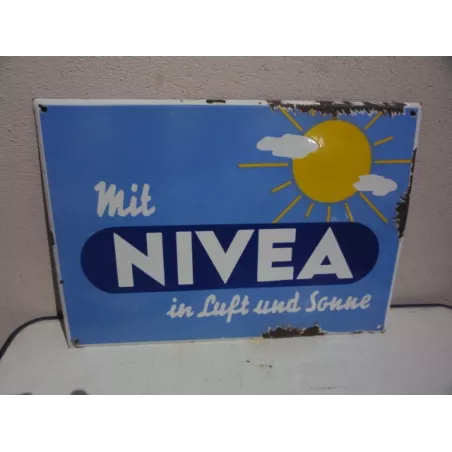 PLAQUE EMAILLEE NIVEA  44CM X31CM