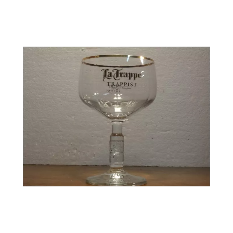 6 VERRES LA TRAPPE 25CL HT.16.20CM