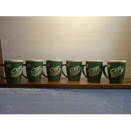 6 TASSES KNORR 20CL HT. 9.60CM