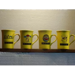 4 MUGS LIPTON FRIENDS COLLECTOR  25CL HT. 10.50CM