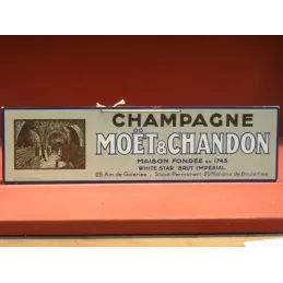 CARTON  CHAMPAGNE  MOET&CHANDON  38.50CMX10.50CM