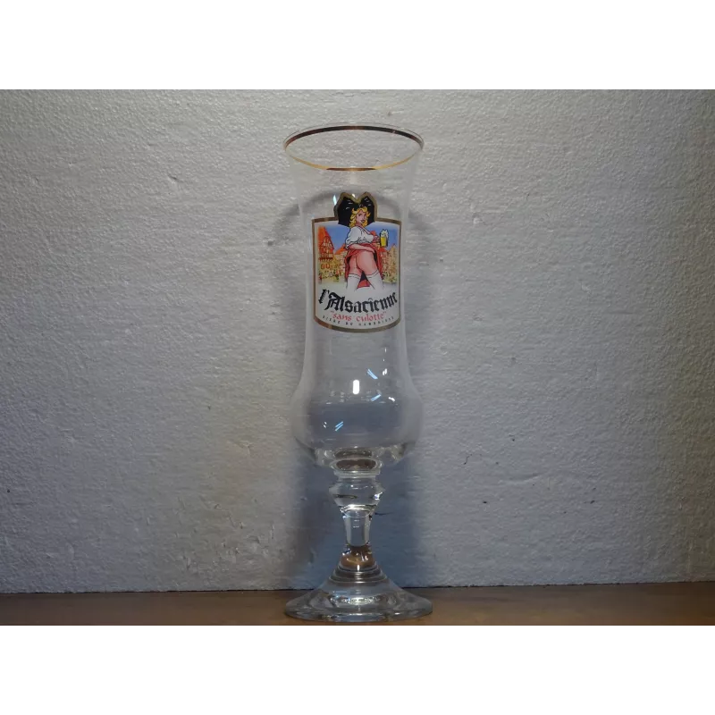 1 VERRE L'ALSACIENNE SANS CULOTTE 33CL HT. 24.30CM