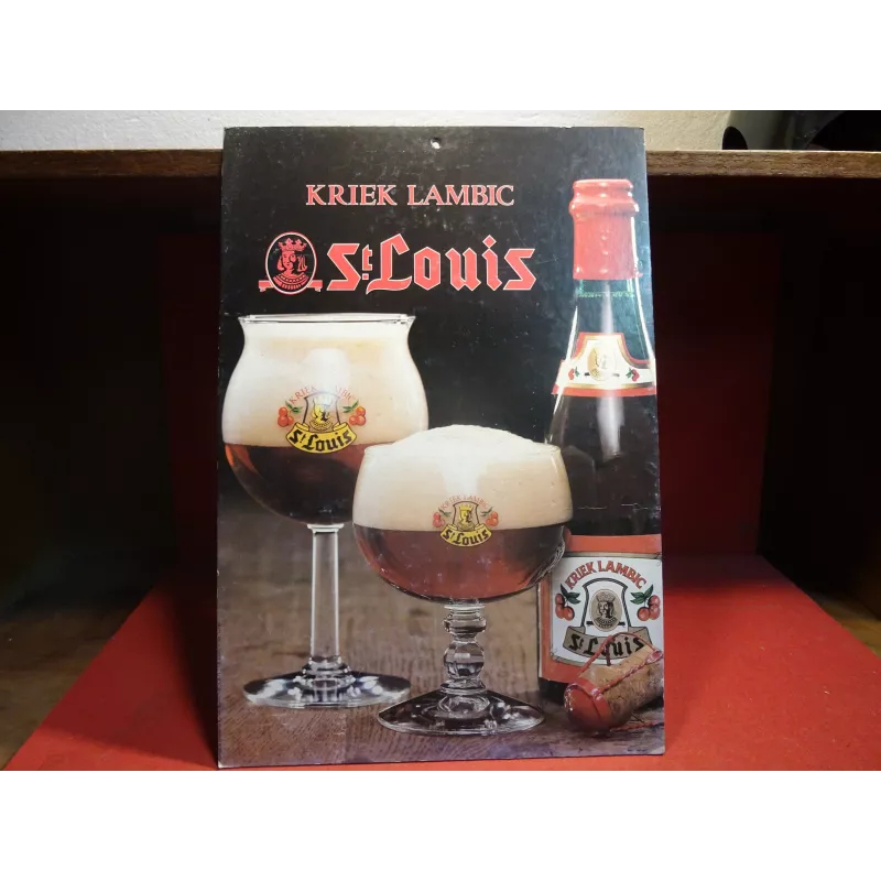 1 CARTON ST LOUIS KRIEK LAMBIC 41CM X28CM