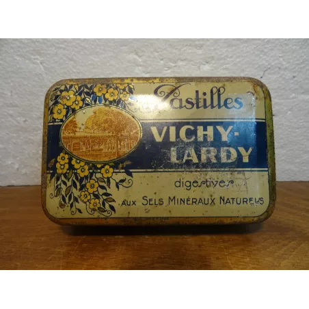 1 BOITE PASTILLES VICHY LARDY 11CM X7CMX3.30CM