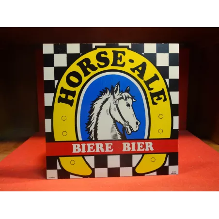 1 PLEXI GLASS HORSE-ALE 30CM X30CM