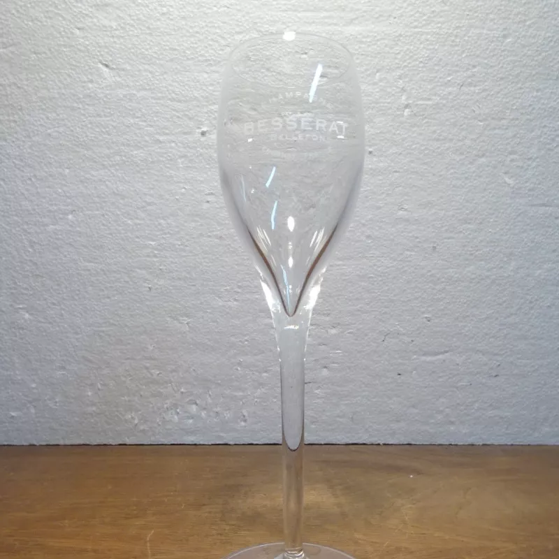 5 FLUTES  CHAMPAGNE BESSERAT  DE BELLEFON 10CL HT.18CM