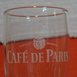 6 FLUTES CAFE DE PARIS 8CL HT.17.40CM