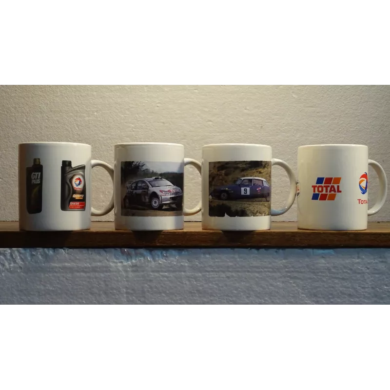 4 MUGS TOTAL COLLECTOR