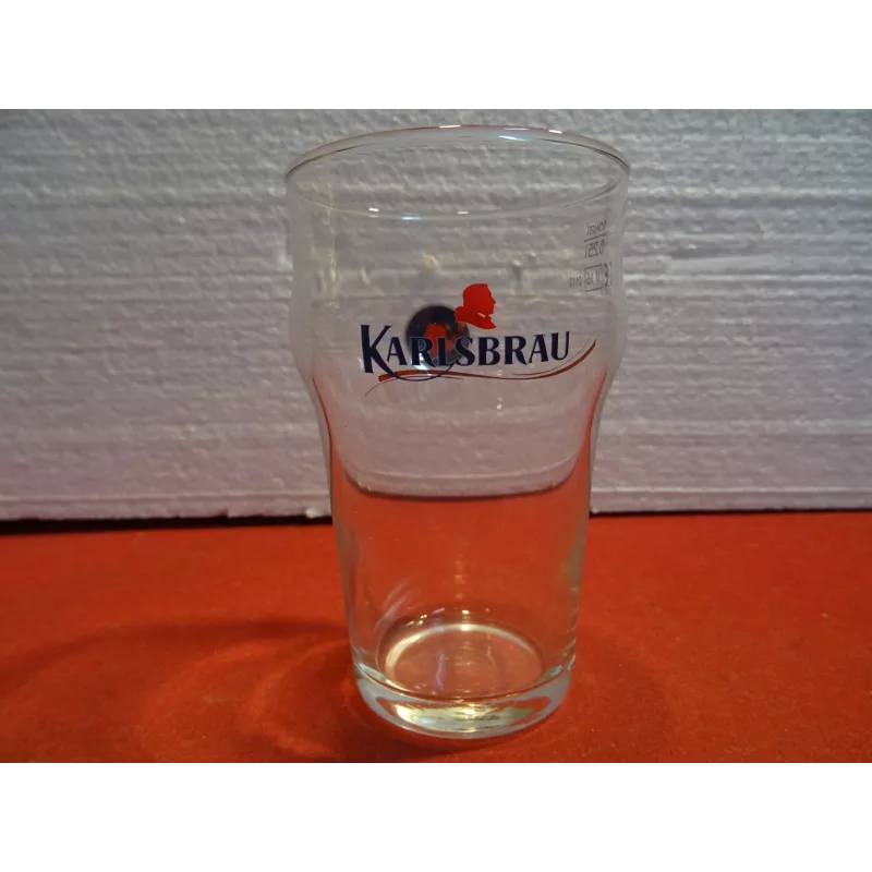 1 VERRE KARLSBRAU 25CL HT.11.50CM