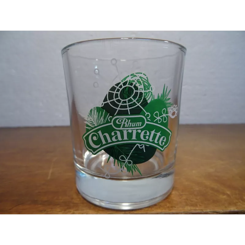 1 VERRE RHUM CHARRETTE HT. 8.40CM - Tigrebock