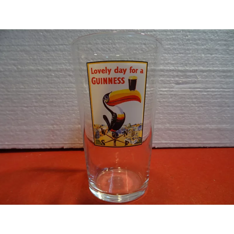 1 VERRE GUINNESS COLLECTOR 50CL HT.15CM