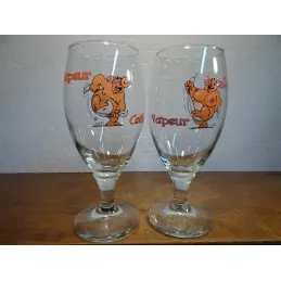 DEUX VERRES VAPEUR COCHONNE  LE COUPLE