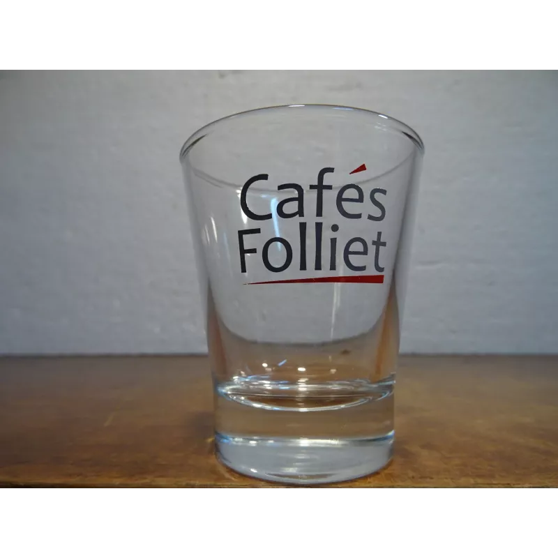 6 VERRES A CAFE FOLLIET HT. 7CM