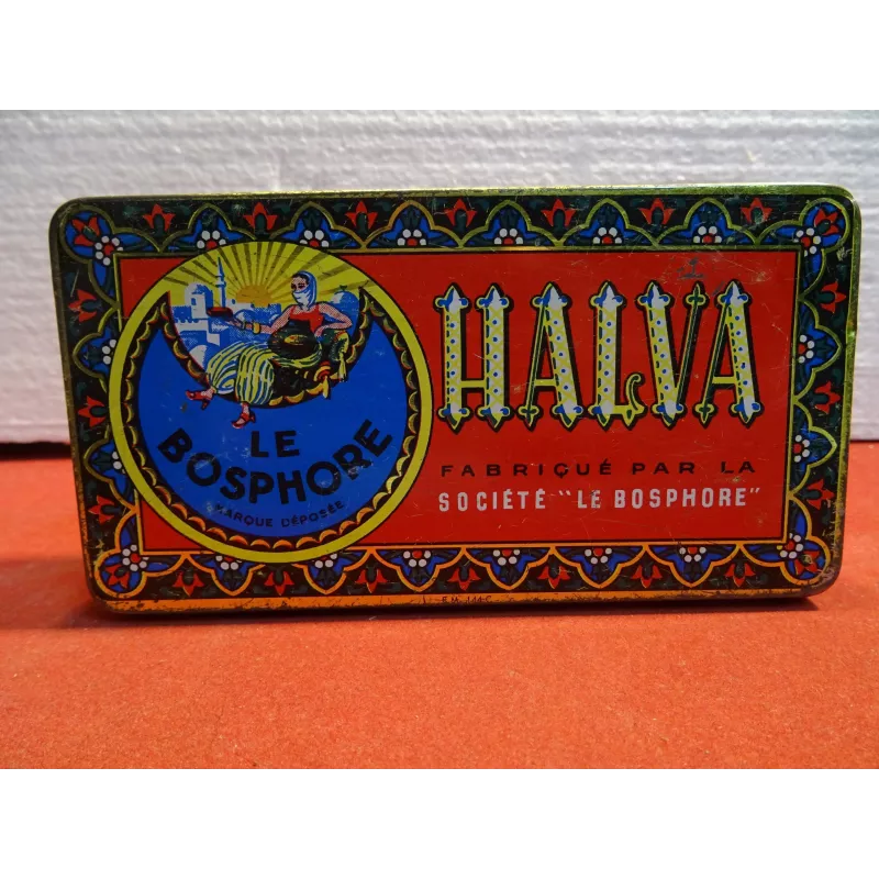 1 BOITE HALVA  LE BOSPHORE 16CM X8.50CMX4CM