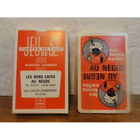 1 JEU DE 32 CARTES  LES BONS CAFES AU NEGRE  BREST