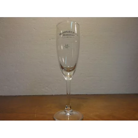 6 FLUTES CHAMPAGNE HEIDSIECK 10CL  HT. 17.30CM