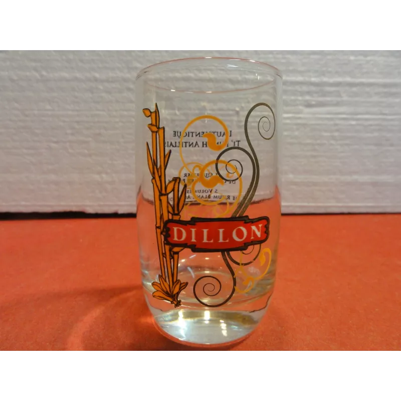 1 VERRE RHUM DILLON HT 10CM