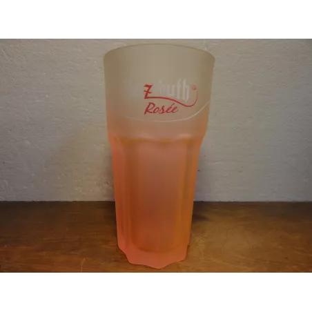 1 VERRE BELZEBUTH ROSE 50CL HT 18CM