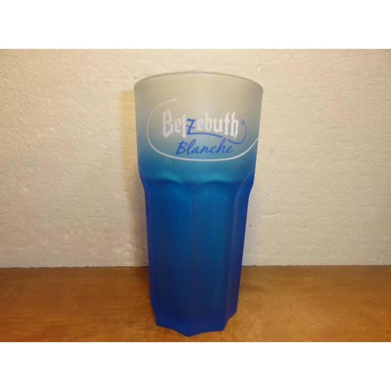 1 VERRE BEZEBUTH BLEU 50CL HR 18CM