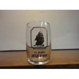 DEUX VERRES RHUM DUQUESNE  HT.8CM