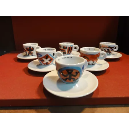 6 TASSES A CAFE ILLY - Tigrebock