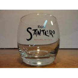 1 VERRE RHUM  RON SANTERO  HT.8CM