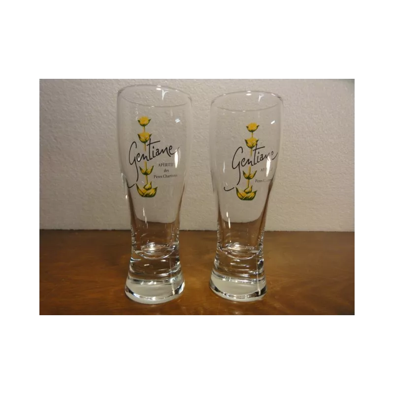 DEUX VERRES GENTIANE 12CL