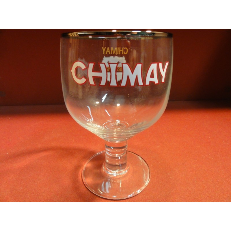 1 VERRE CHIMAY 33CL COLLECTOR  HT 14.70CM