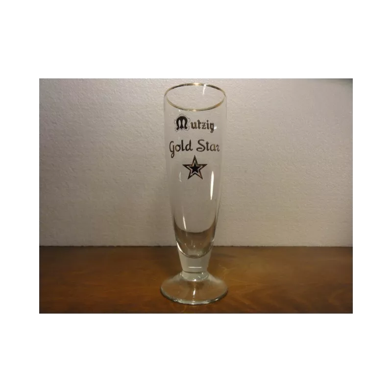 1 VERRE MUTZIG GOLD STAR 25CL