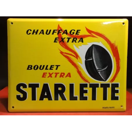 PLAQUE EMAILLEE  STARLETTE 40CM X30CM