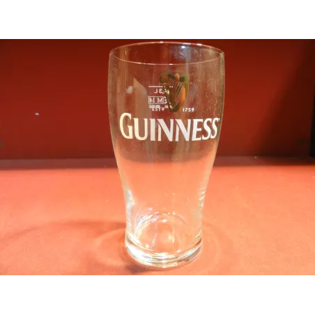 6 VERRES GUINNESS 30CL HT.13.30CM