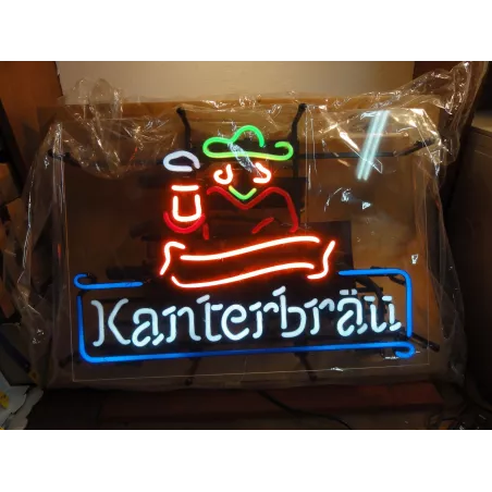 ENSEIGNE  NEON KANTERBRAU  NEUVE  64CM X45CM