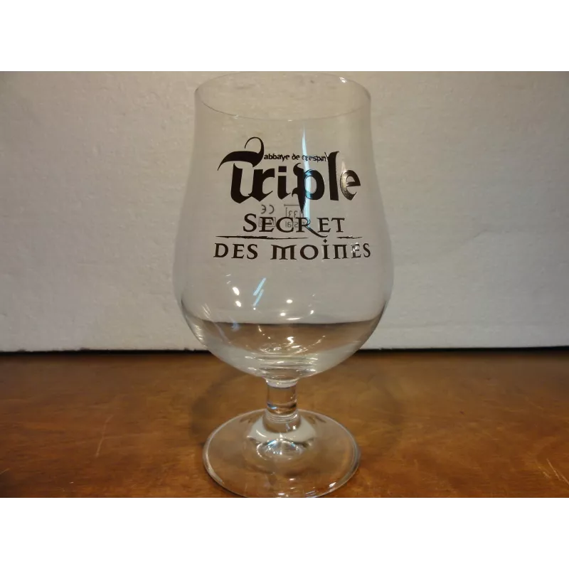 6 VERRES TRIPLES SECRET DES MOINES 33CL HT 15.50CM