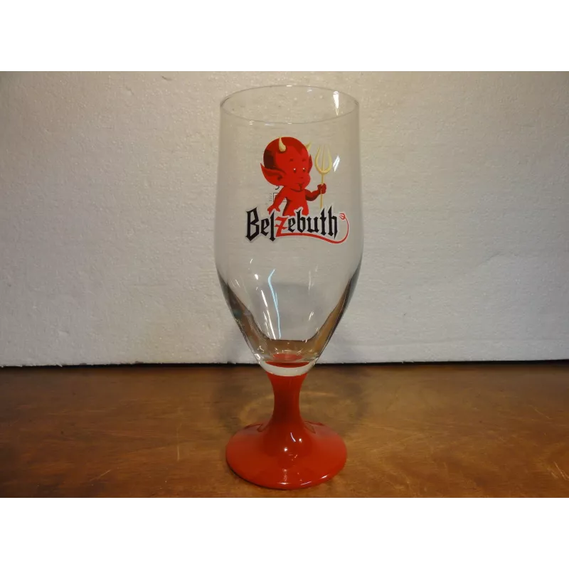 6 VERRES BELZEBUTH 33CL HT.18.30CM