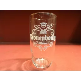 1 VERRE KRONENBOURG 4/20 HT.11.20CM