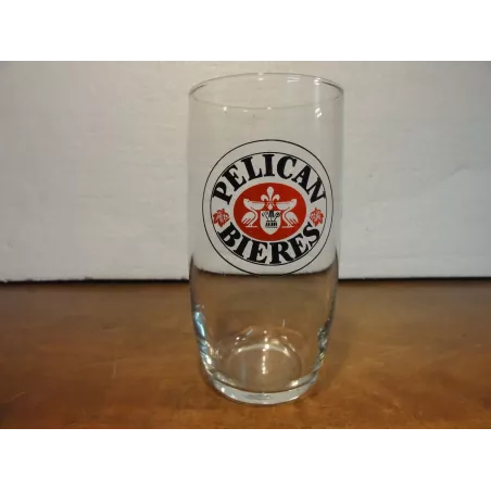 1 VERRE  PELICAN BIERES 25CL HT.12CM