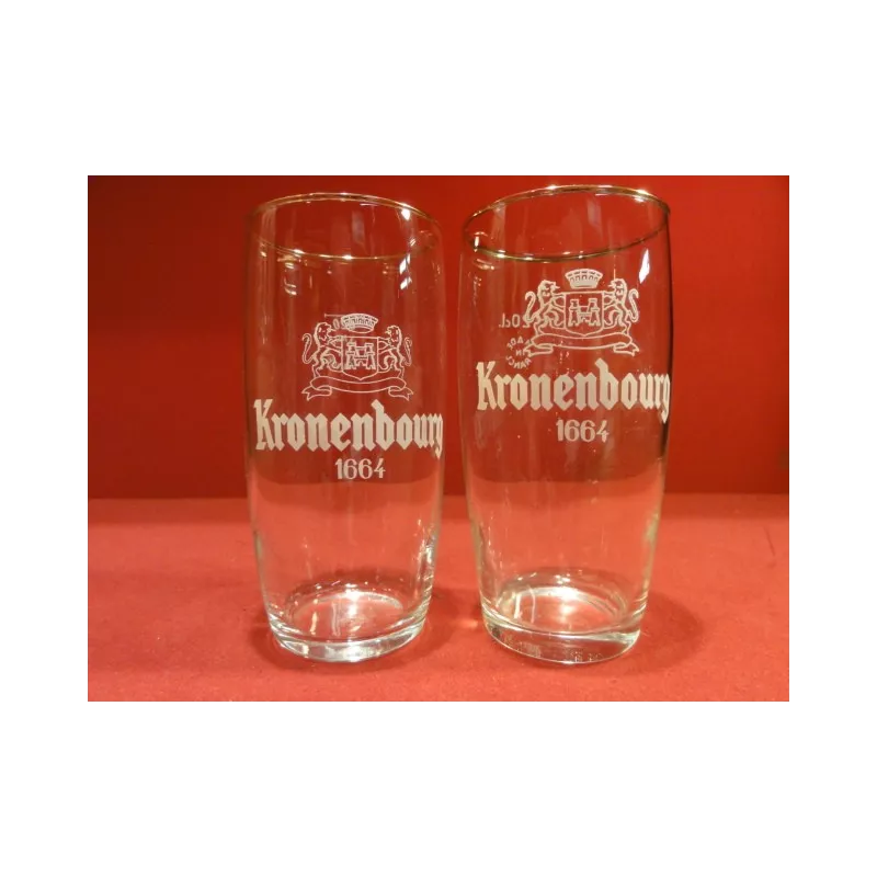 2 VERRES KRONENBOURG 20CL