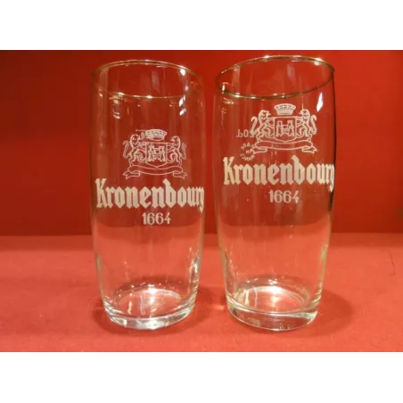 2 VERRES KRONENBOURG 20CL