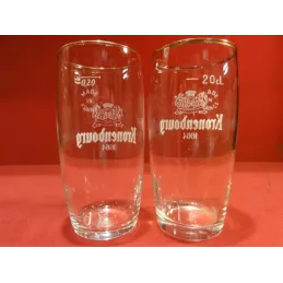 2 VERRES KRONENBOURG 20CL