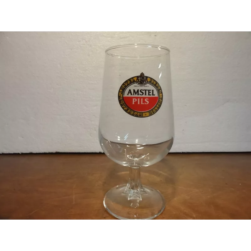 1 VERRE AMSTEL PILS 25CL HT.15.10CM