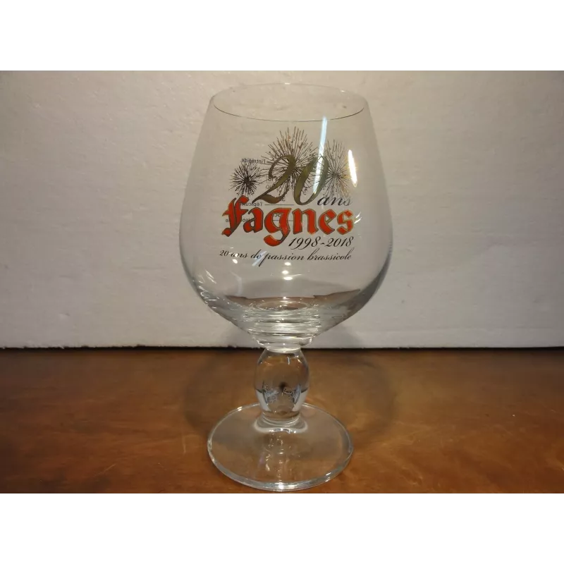 1 VERRE FAGNES COLLECTOR  20ANS 1998/2018