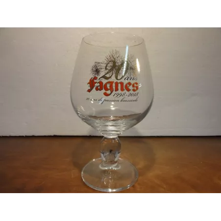 1 VERRE FAGNES 50CL COLLECTOR  20ANS 1998/2018