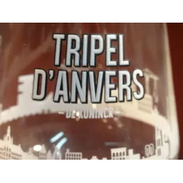 6 VERRES TRIPEL D'ANVERS 33CL HT.22CM