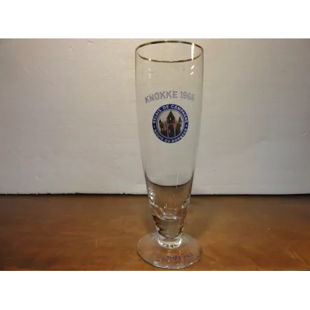 1 VERRE KNOKKE 1966 MAES-PILS 25CL HT. 19CM