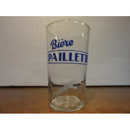 1 VERRE  BIERE PAILLETTE 25CL  HT. 11.70CM