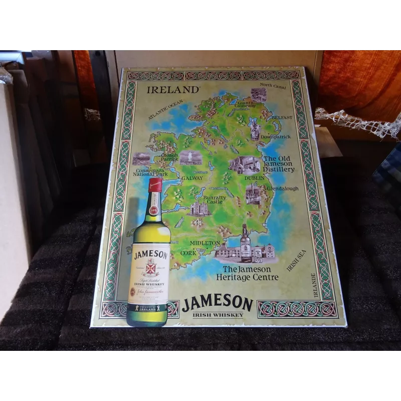 PLAQUE JAMESON EN MELAMINE  55CM X42CM