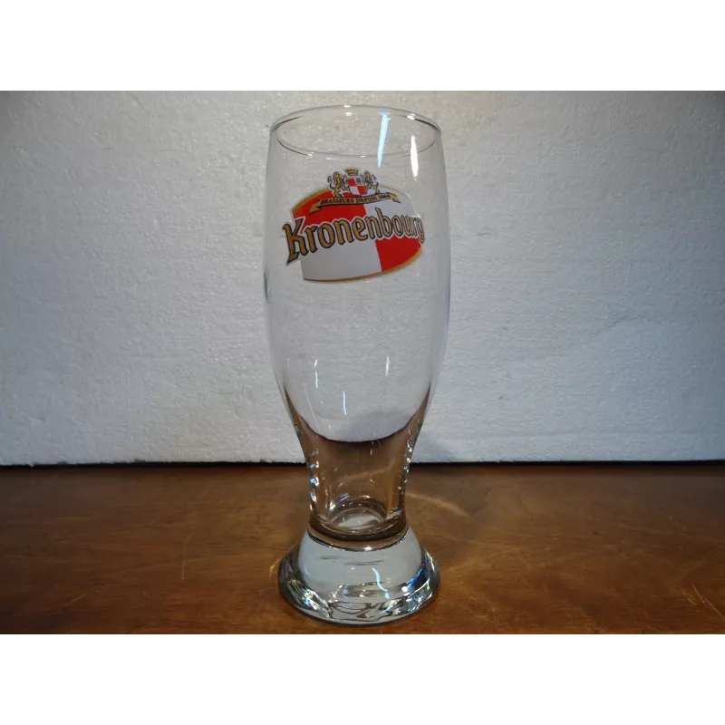 1 VERRE KRONENBOURG 25CL  HT.17CM