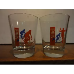 DEUX VERRES VITTEL COLLECTOR TOUR DE FRANCE