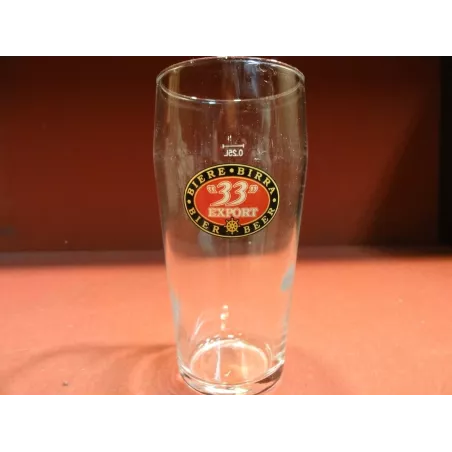 1 VERRE "33" EXPORT 25CL HT.13.50CM